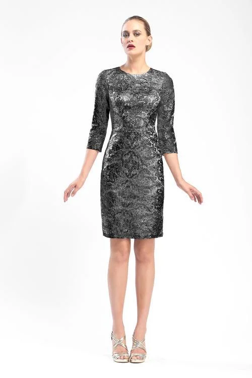 Sue Wong - Jewel Neck Sheath Dress N5551 Street