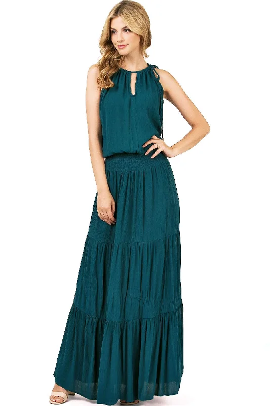 Venetian Halter Maxi Dress Athletic Women's 