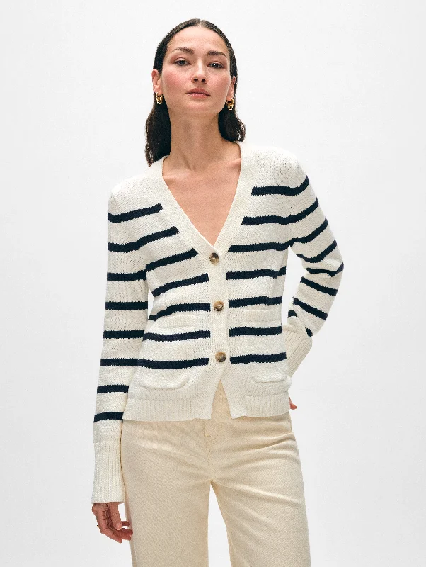 Organic Cotton Waisted Cardigan