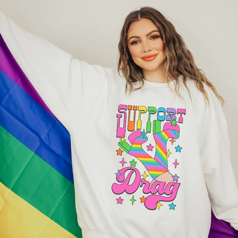 Support Drag Retro Sweatshirt or T Shirt Vacation
