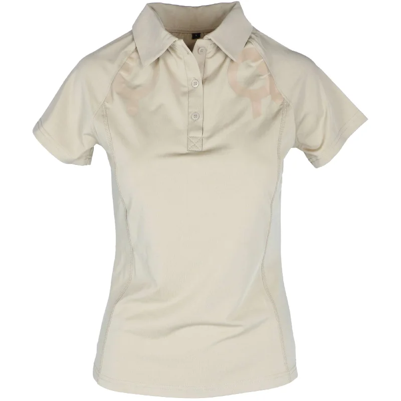 Rebel Polo Shiny Seam Beige Confident Women's High - fashion