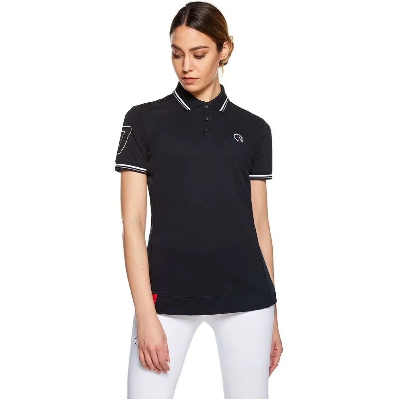 Ego7 Polo Air Bleu/Noir Adventure
