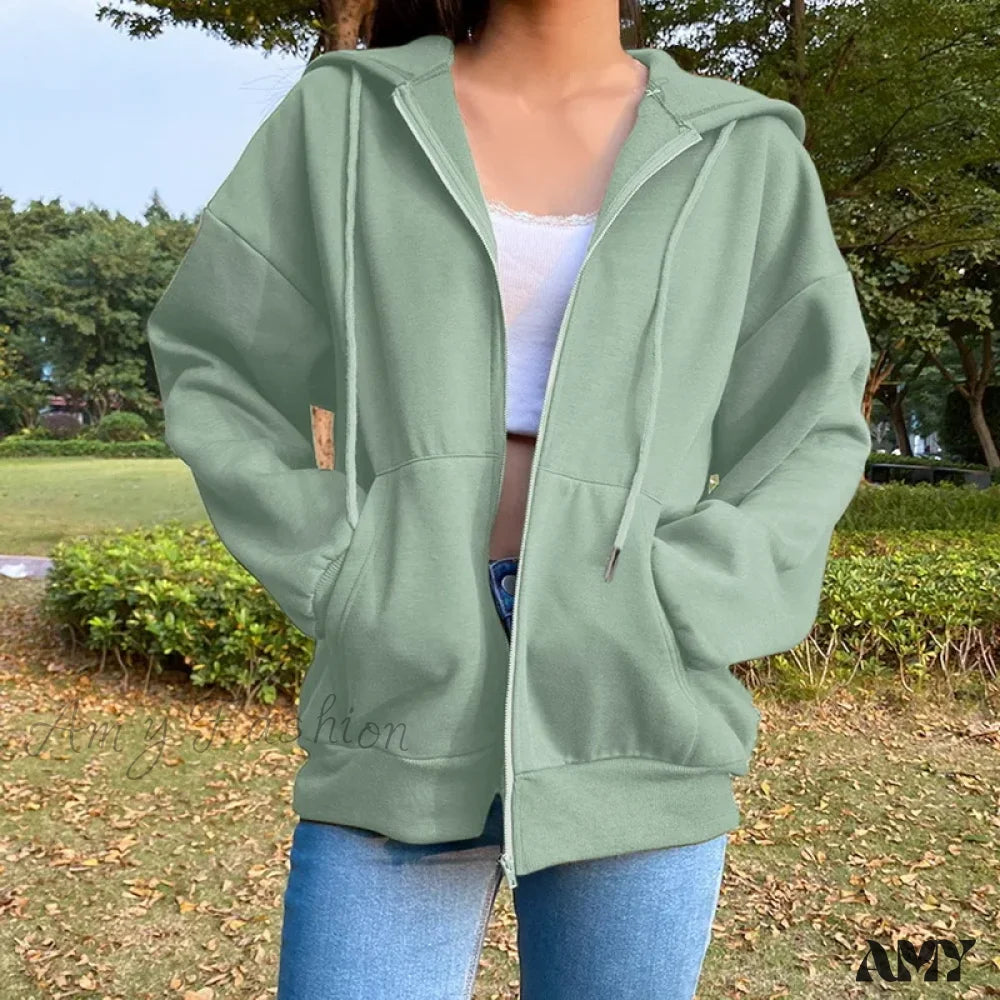 Casual Solid Color Cozy Comfortable Trendy Chic Elegant Hoodies Confident Women's Power