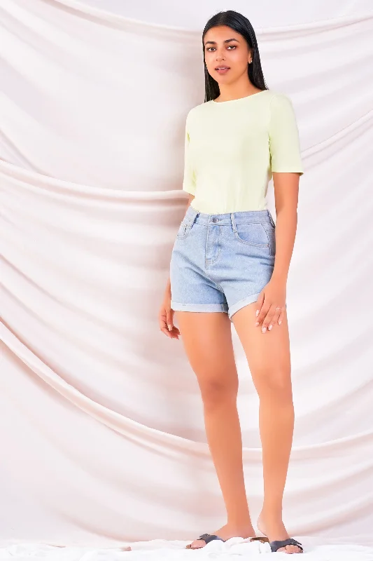 Back Frill Detail Tee Sporty Women's Athleisure 
