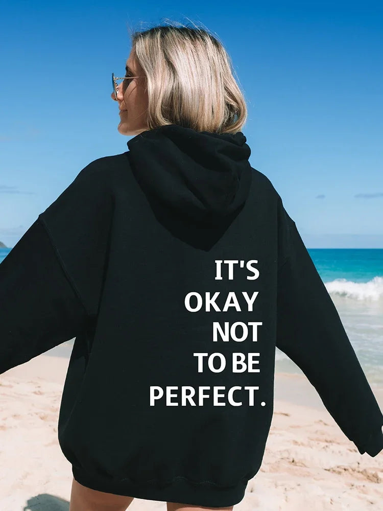Casual Comfortable Long Sleeves Pocket Hoodie Artistic Women's Avant - 