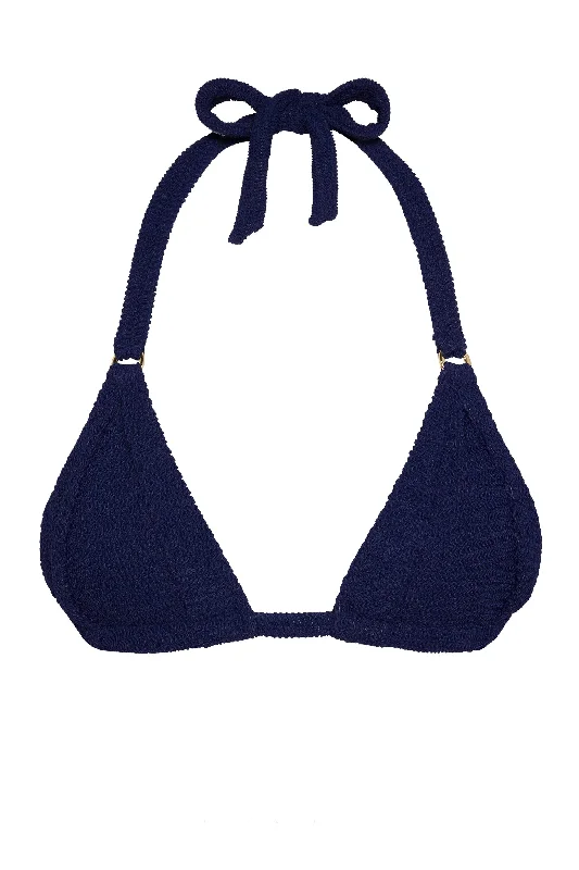 Morocco Top - Midnight Crinkle Hip Women's Retro