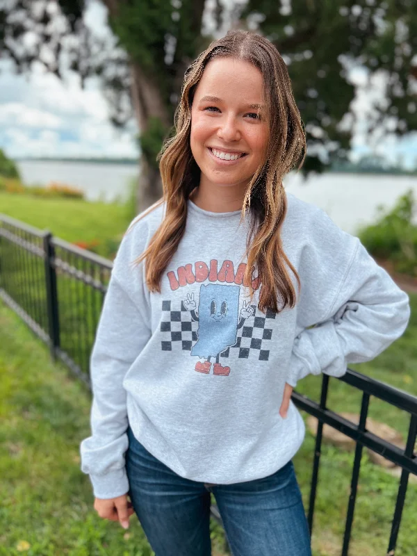 Indiana Retro Crewneck Rugged Women's Outdoor 