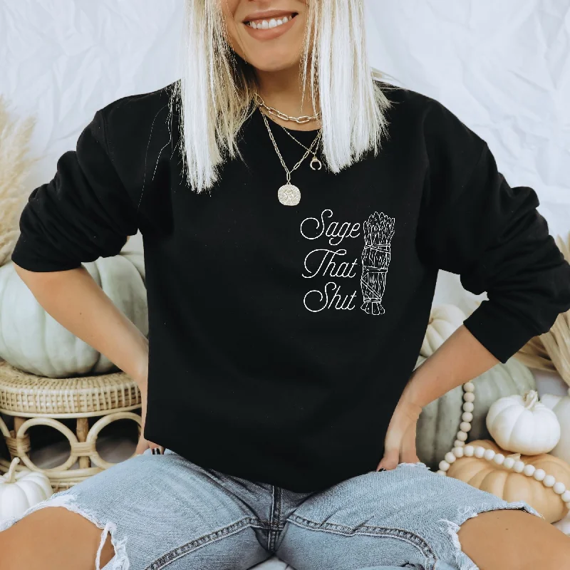 Sage That Shit Halloween Sweatshirt *UNISEX FIT* Scandinavian