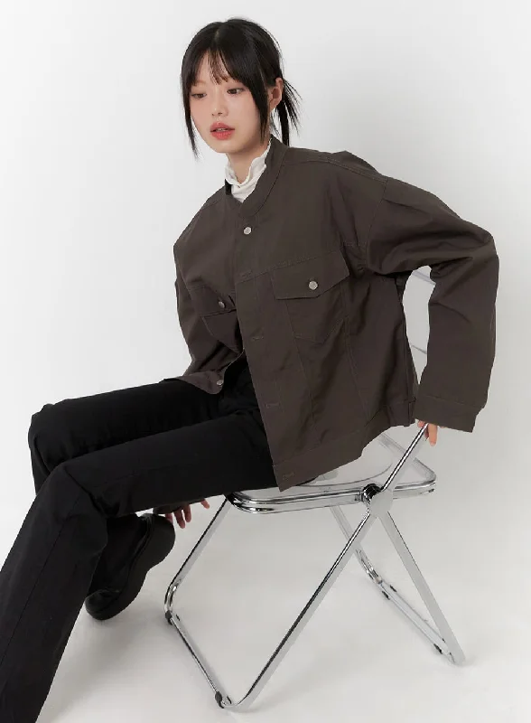 Comfy Oversized Polyester Coat CS412 Compression