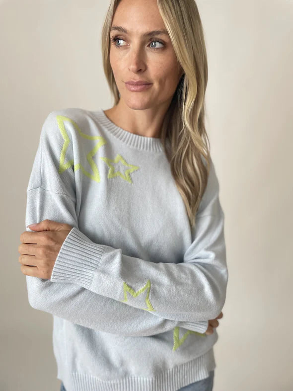 Neon Morgan sweater [light blue]