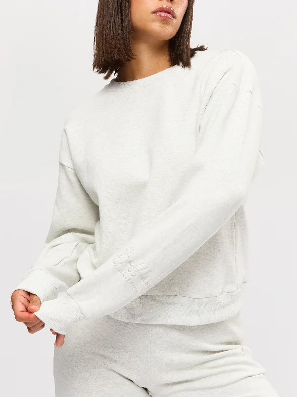 Cloud Crew Pullover - Heather Grey Traditional Women's Wool