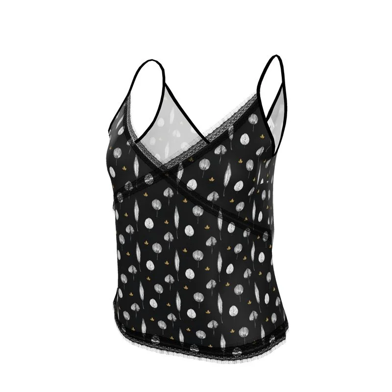 Silk Cami - Hibiscus Dark Botanicals Collection Confident Women's Power
