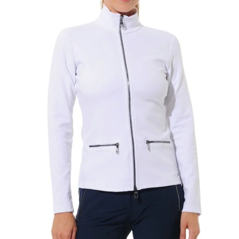 MDC Full Zip Jacket  - White Luxurious Women's High -  end