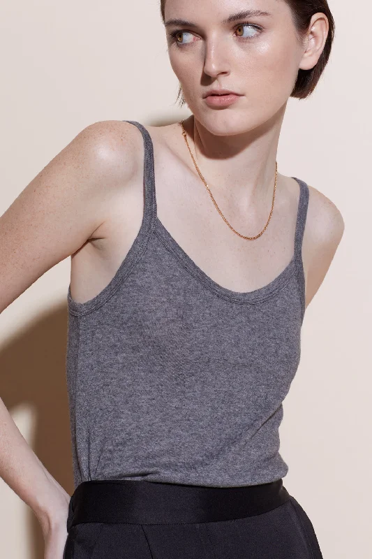 KEATON CAMI / GREY Sporty Women's Tennis