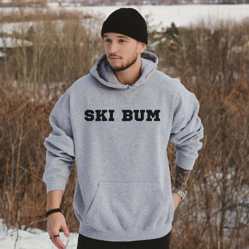Ski Bum Crewneck Skier Hoodie Skiing Sweatshirt *UNISEX FIT* Adventure