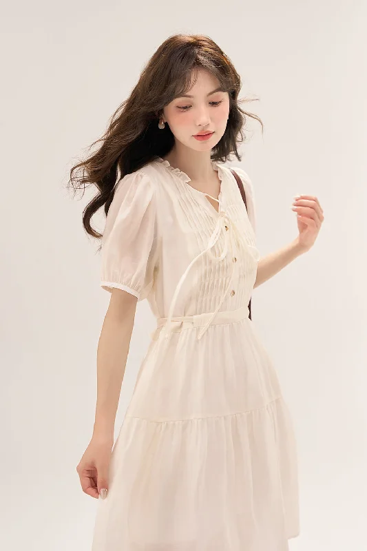 A-line Midi Dress for Women Compression