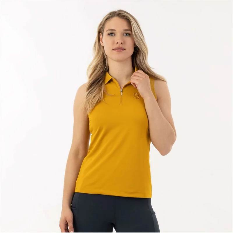 BR Polo Elsa Harvest Gold Monochromatic Office Style