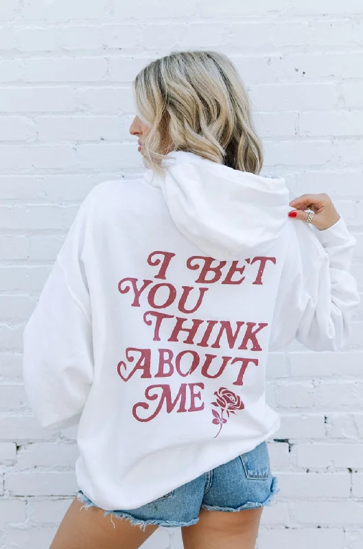 I Bet You Think About Me Hoodie Geometric