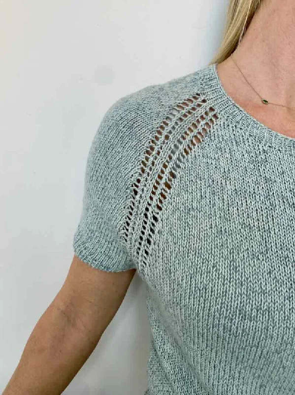 Vera Summer t-shirt with raglan seams by Önling, knitting pattern Athletic Women's 