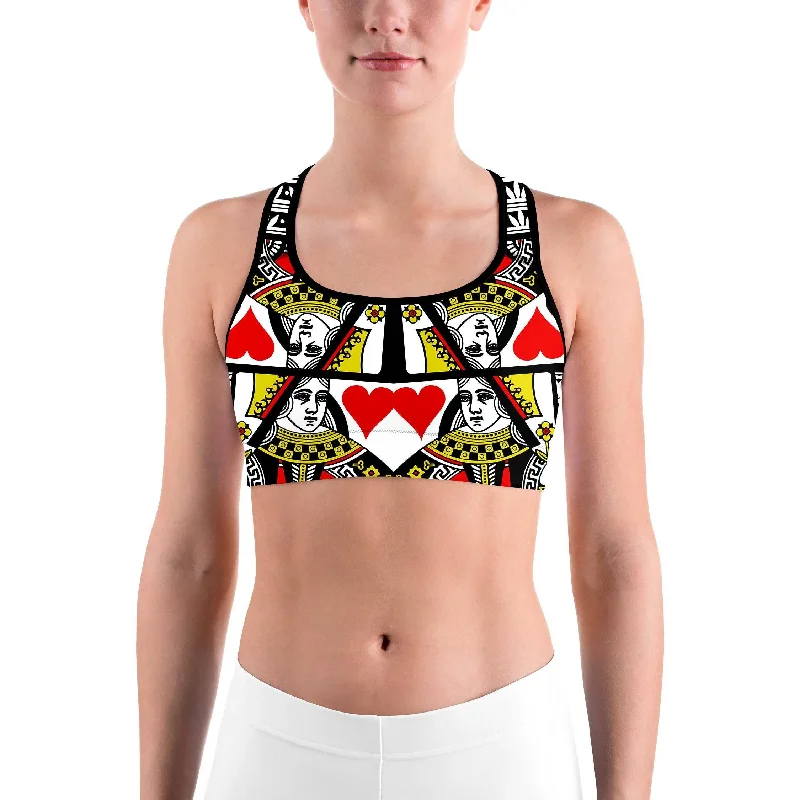 Queen of Hearts Sports bra Business