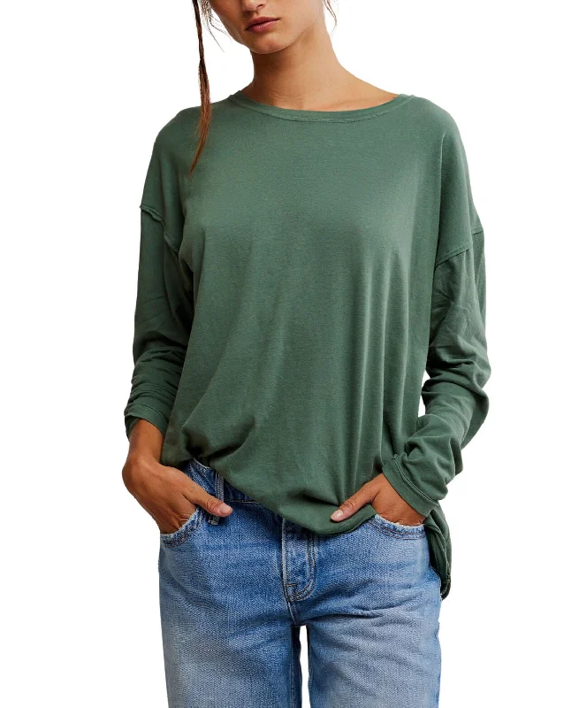 Nina Tee Long Sleeve in Topiary