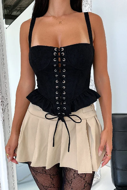 Lioness Cuatro Corset - Black purpose