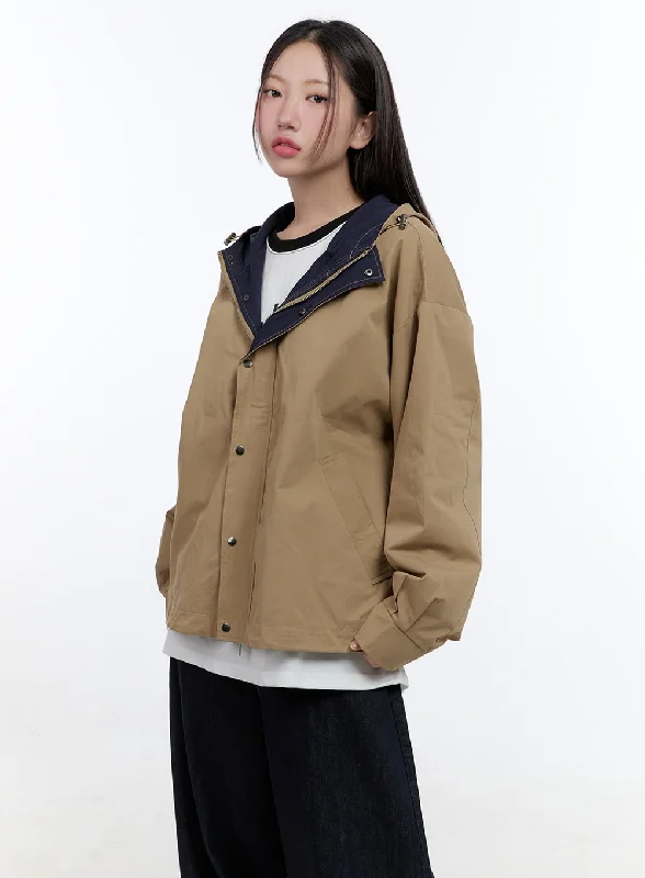 Classic Cotton Hooded Jacket CS406 Refined Women's Classic 