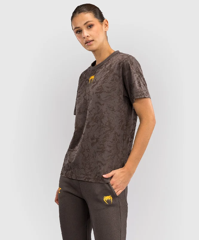 UFC Fusion by Venum Fight Week Women’s Short Sleeve Cotton T-Shirt - Earthen Brown Compression
