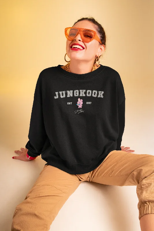 Jungkook- Cooky: BTS- Winter Sweatshirts Casual Women's Loose - fitting