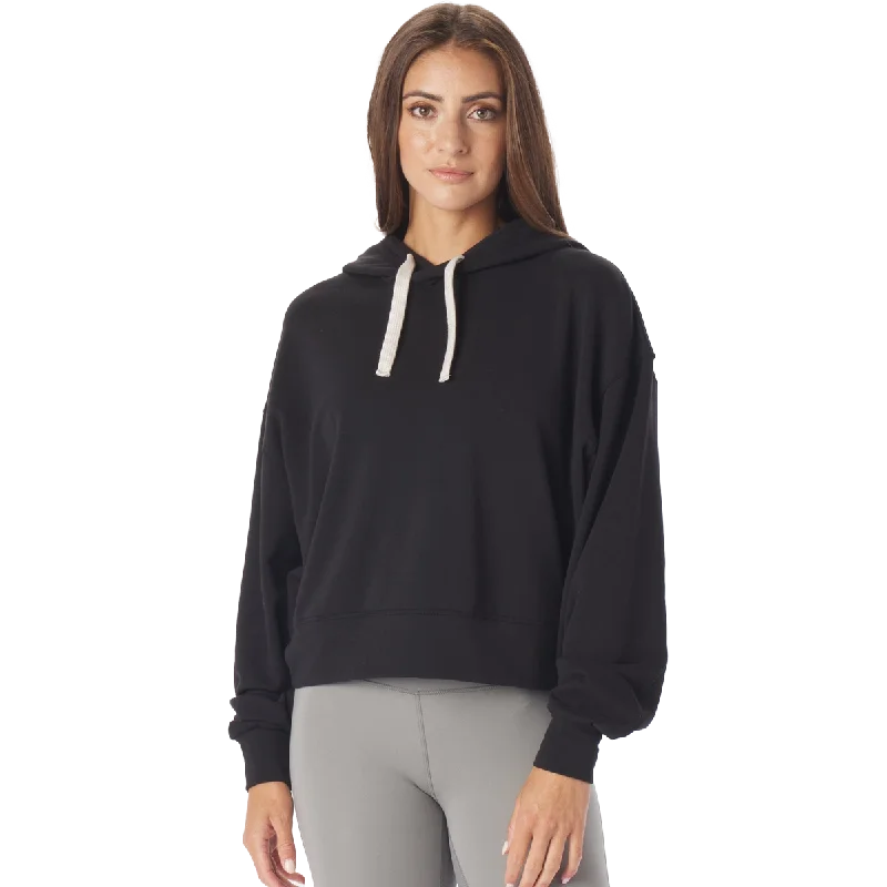 Women's Vintage Oversized Crop Hoodie Casual Women's Loose - fitting