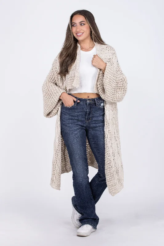 In Spite of It Women's Balloon Sleeve Cardigan Stylish Women's Neon