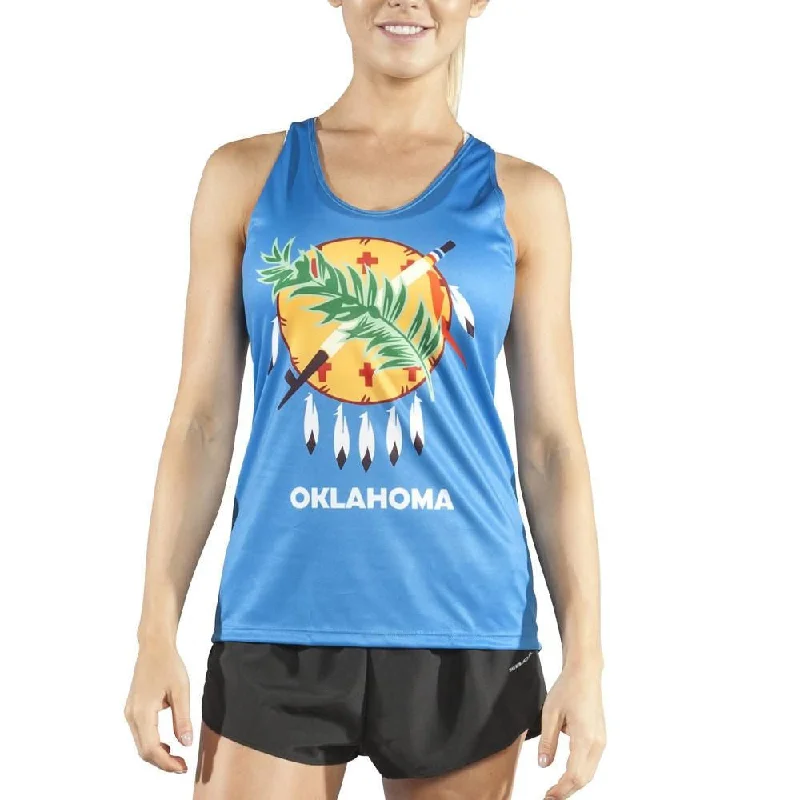 Women's Competitor Lite Interval Singlet - Oklahoma Compression