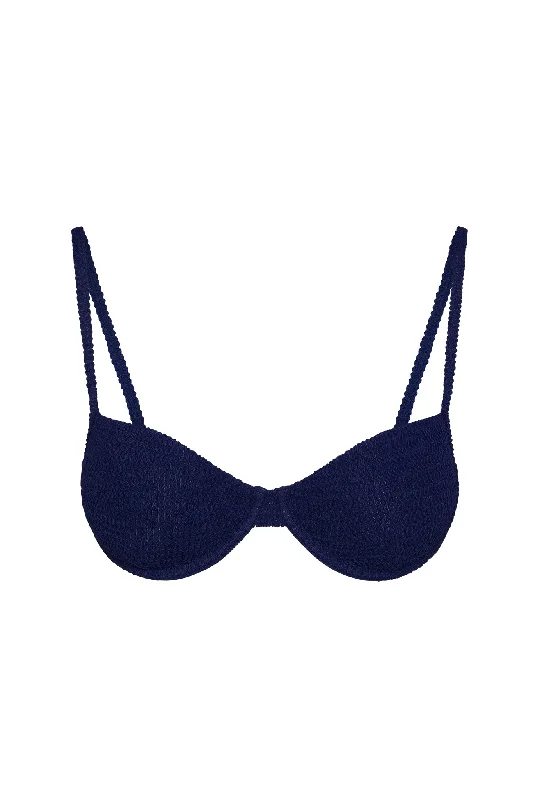 Capri Top - Midnight Crinkle Refined Women's Velvet
