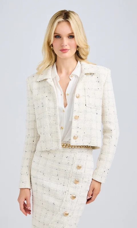 Patricia Tweed Jacket Geometric