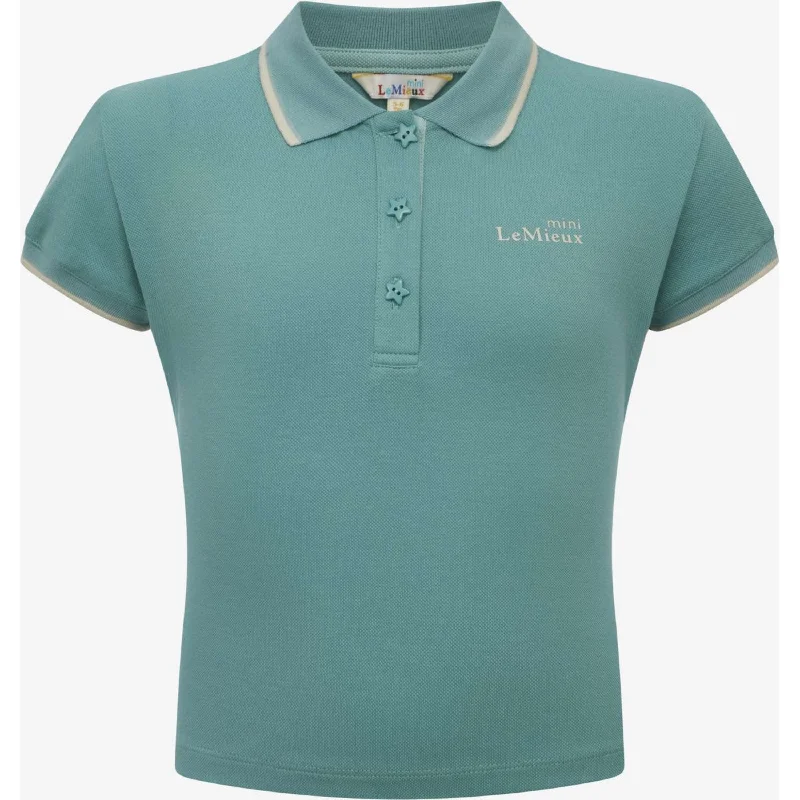 LeMieux Polo SS25 Mini Enfants Lagoon