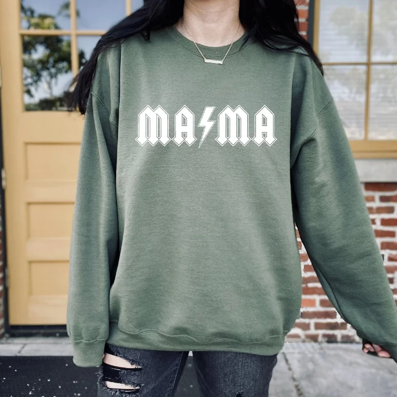 Mama Crewneck Sweatshirt or Hoodie *UNISEX FIT* Sleek Women's 