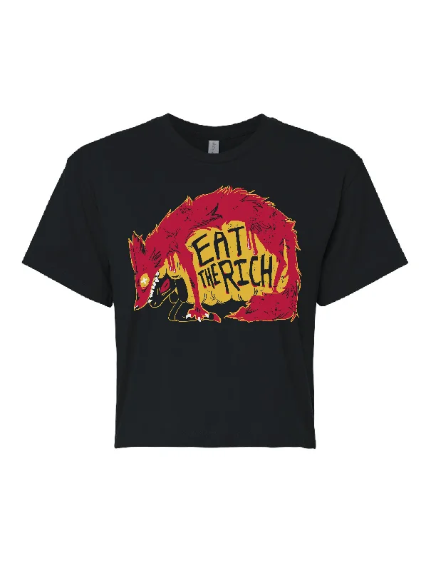 Eat The Rich · Cropped T-Shirt