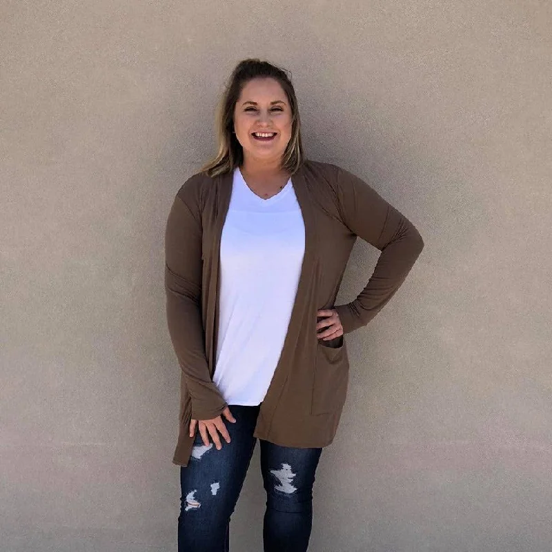 Rhonda - Slouchy Pocket Cardigan French