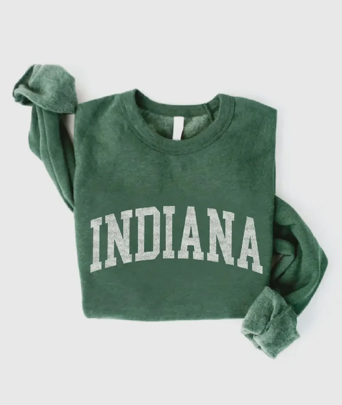 Heather Forest Indiana Crewneck