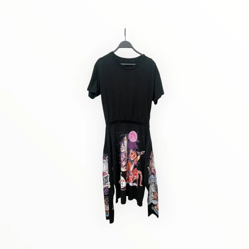Maison Margiela/LS Dress/S/Cotton/BLK/ Sleek Women's 