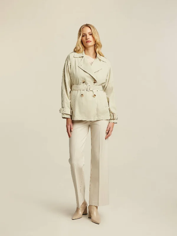Harly Short Trench Stylish Women's Neon