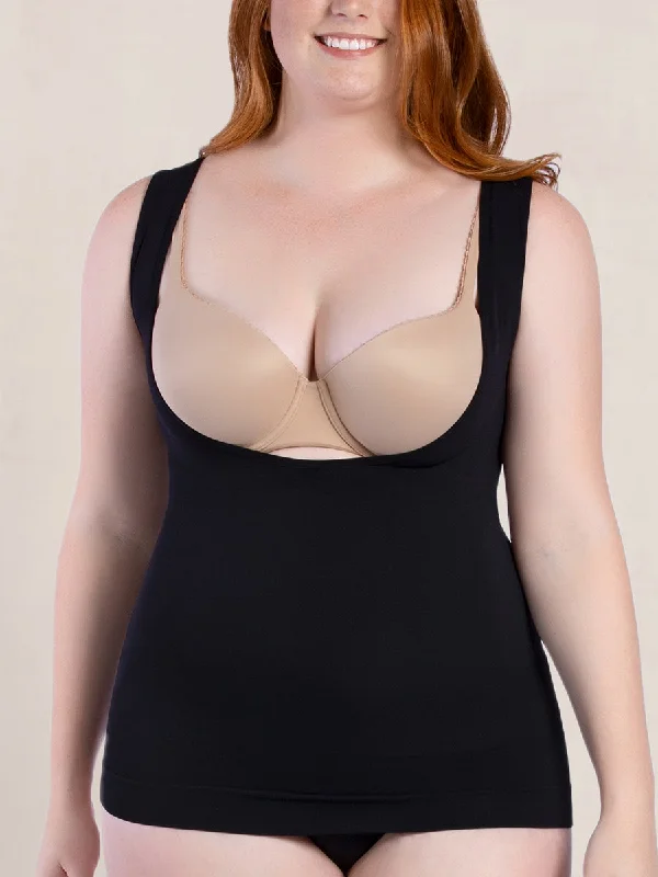 Curveez® Essential Open Bust Control Tank Athletic Women's High - 