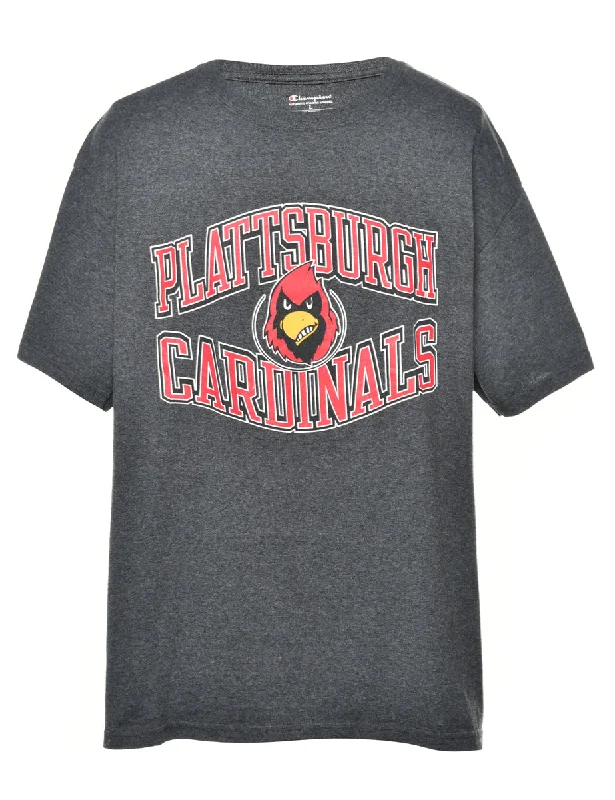 Champion Plattsburgh Cardinals Printed T-shirt - L Australian Beach