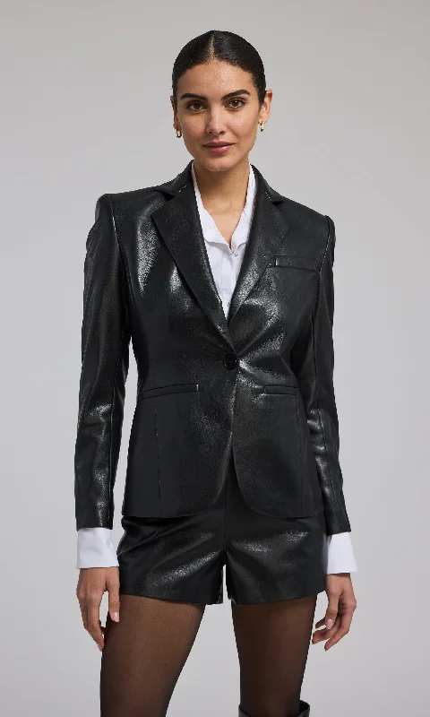 Zella Vegan Leather Blazer Athletic Women's 