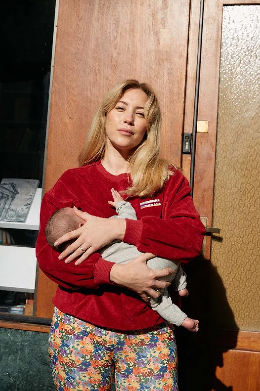 breastfeeding sweatshirt - mom - red Vacation