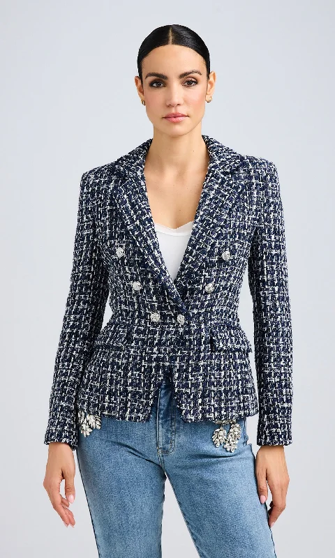 Eliza Tweed Blazer Street