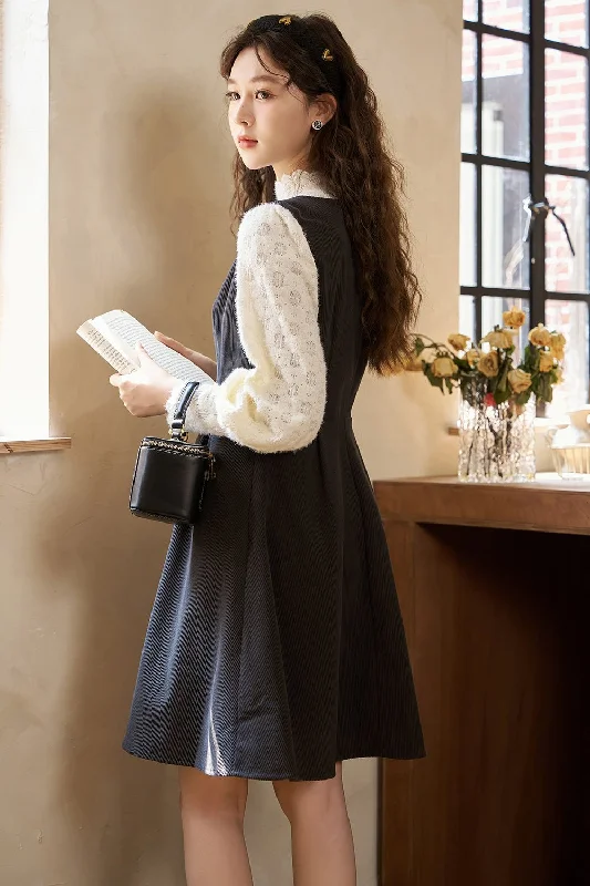 A-line Midi Dress for Women Cool Women's Distressed