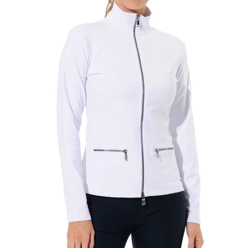 MDC L/S Softex Full Zip Jacket  - White Vacation
