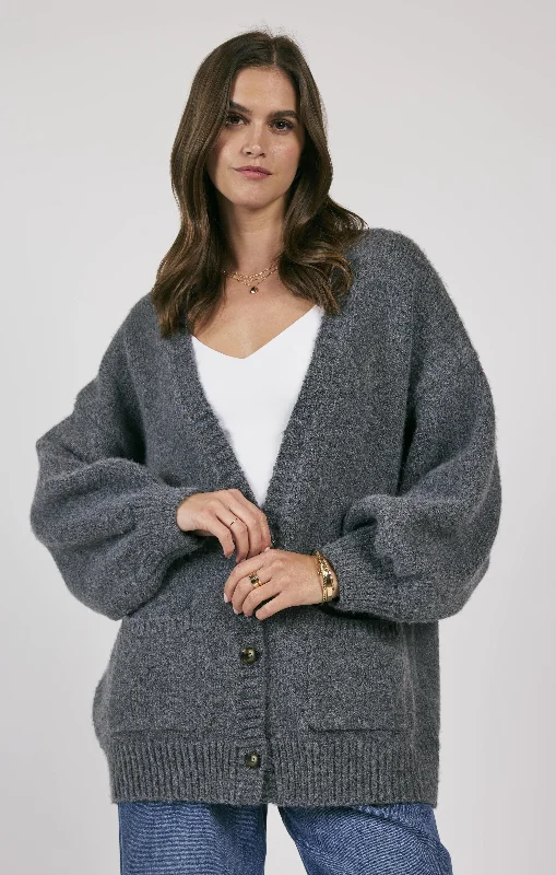 Sage The Label, Breathe In Oversized Cardigan Artistic Women's Hand - painted
