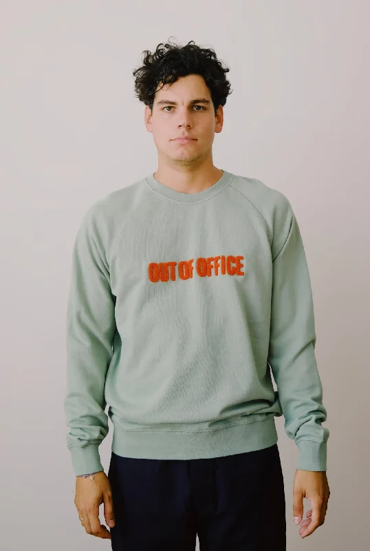 sweatshirt - out of office - mint Monochromatic Office Style
